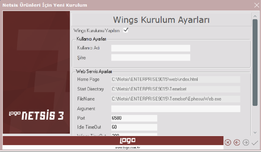 Netsis Wings Enterprise Ve Netsis Wings Kurulum Dokümanı - Logo Netsis ...