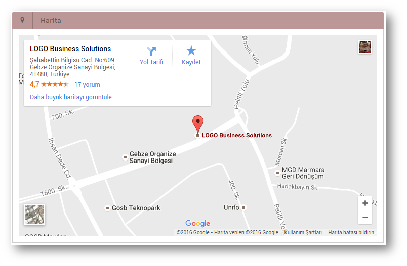 Logo Netsis B2B Google Map Widget